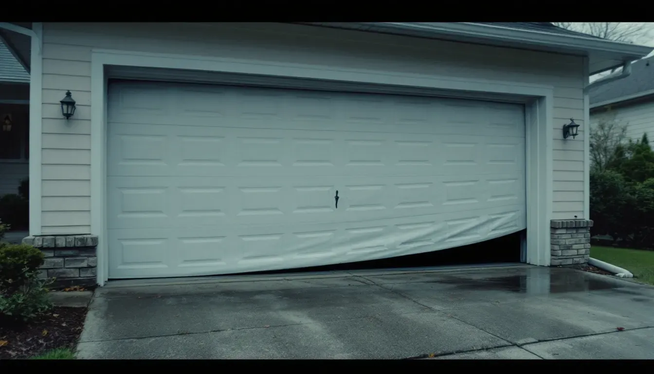 Garage Door Section Replacement in Omaha